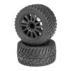 JConcepts, Inc. G-LocsTire, Yellow Mnt 2.8 Blk Wheel: ST 4x4