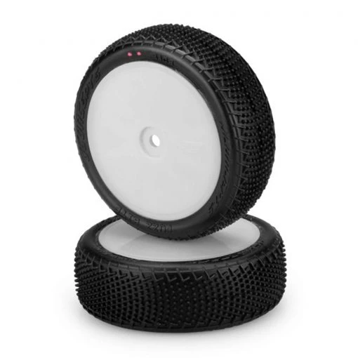 JConcepts, Inc. Fuzz Bite LP 4wd Front Tire, Pink Compound, 3353W Wheel (2) -JConcepts shop JCO3108101011 A0 YUX3FC3B