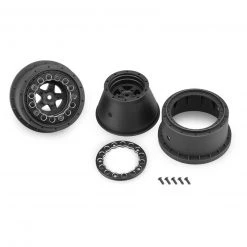 JConcepts, Inc. Starfish Mambo 2.2 Rear Wheel: Beadlock, Black (2)